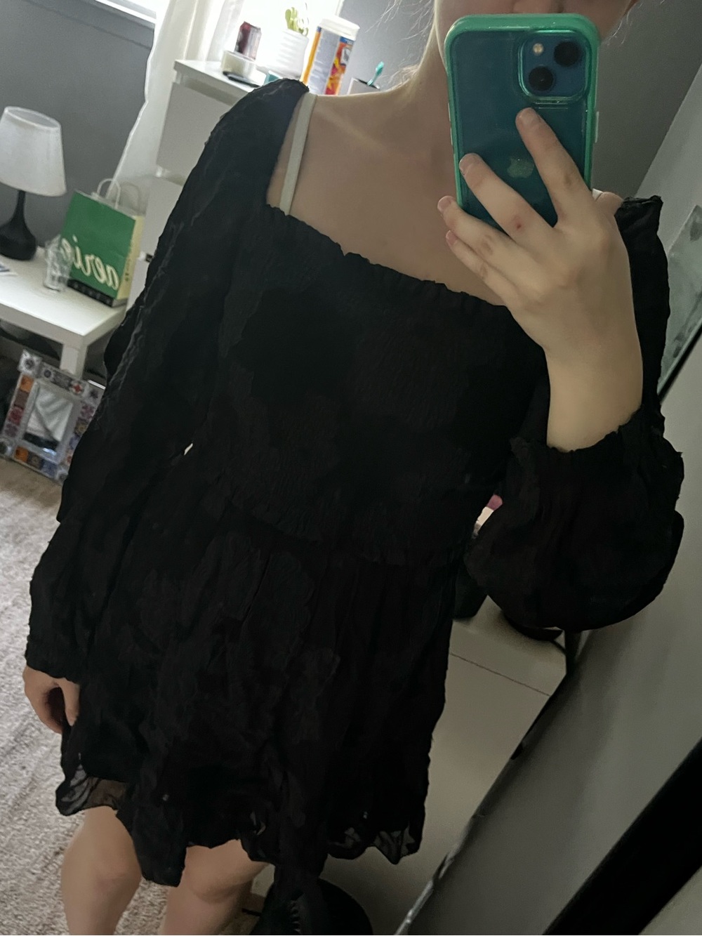 Aritzia Wilfred New Tempest Dress Black Size Small